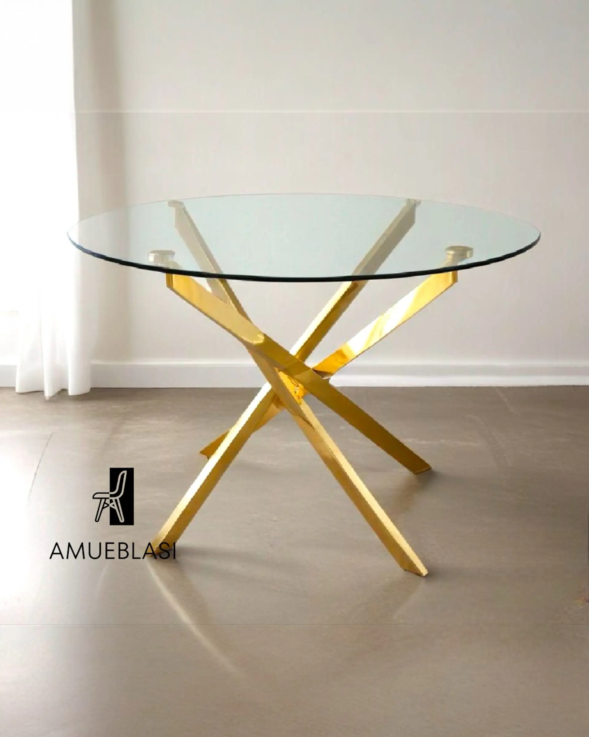 Mesa Redonda Hellen Gold 2