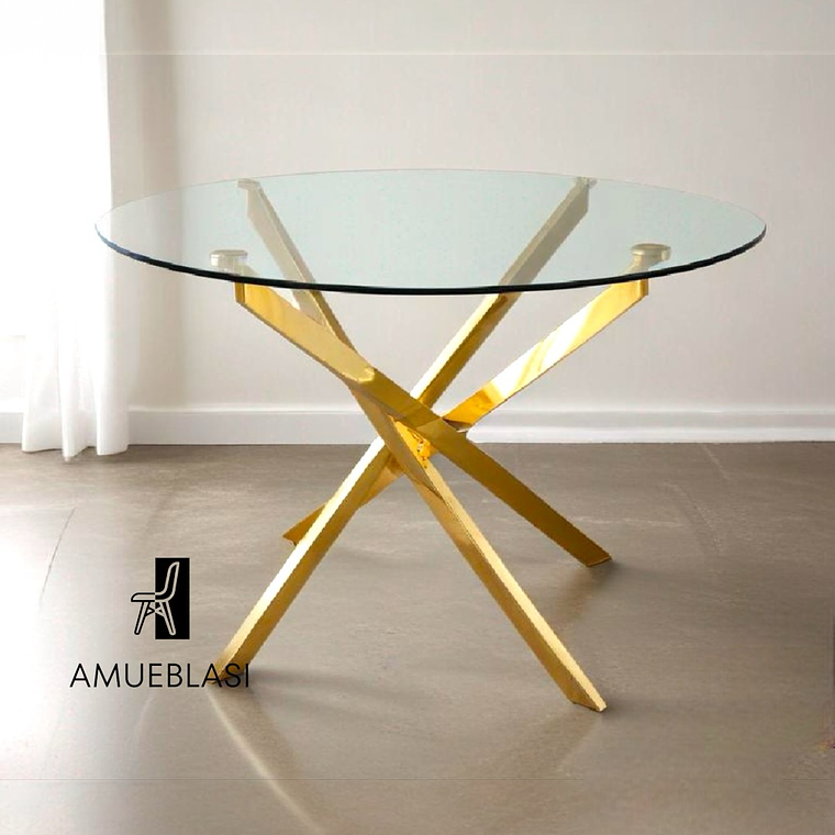 Mesa Redonda Hellen Gold 2