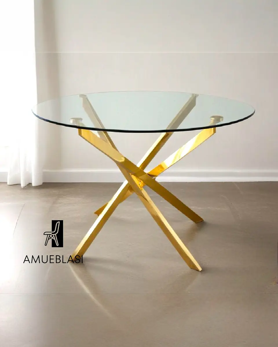 Mesa Redonda Hellen Gold 2