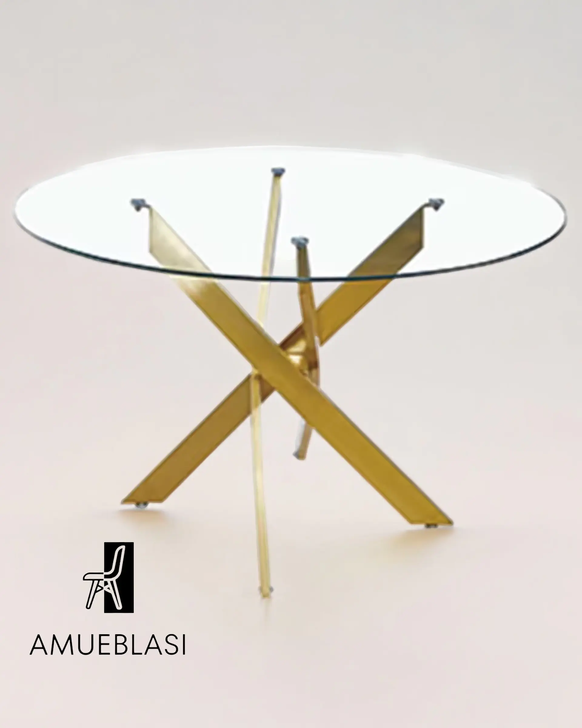 Mesa Redonda Hellen Gold 4