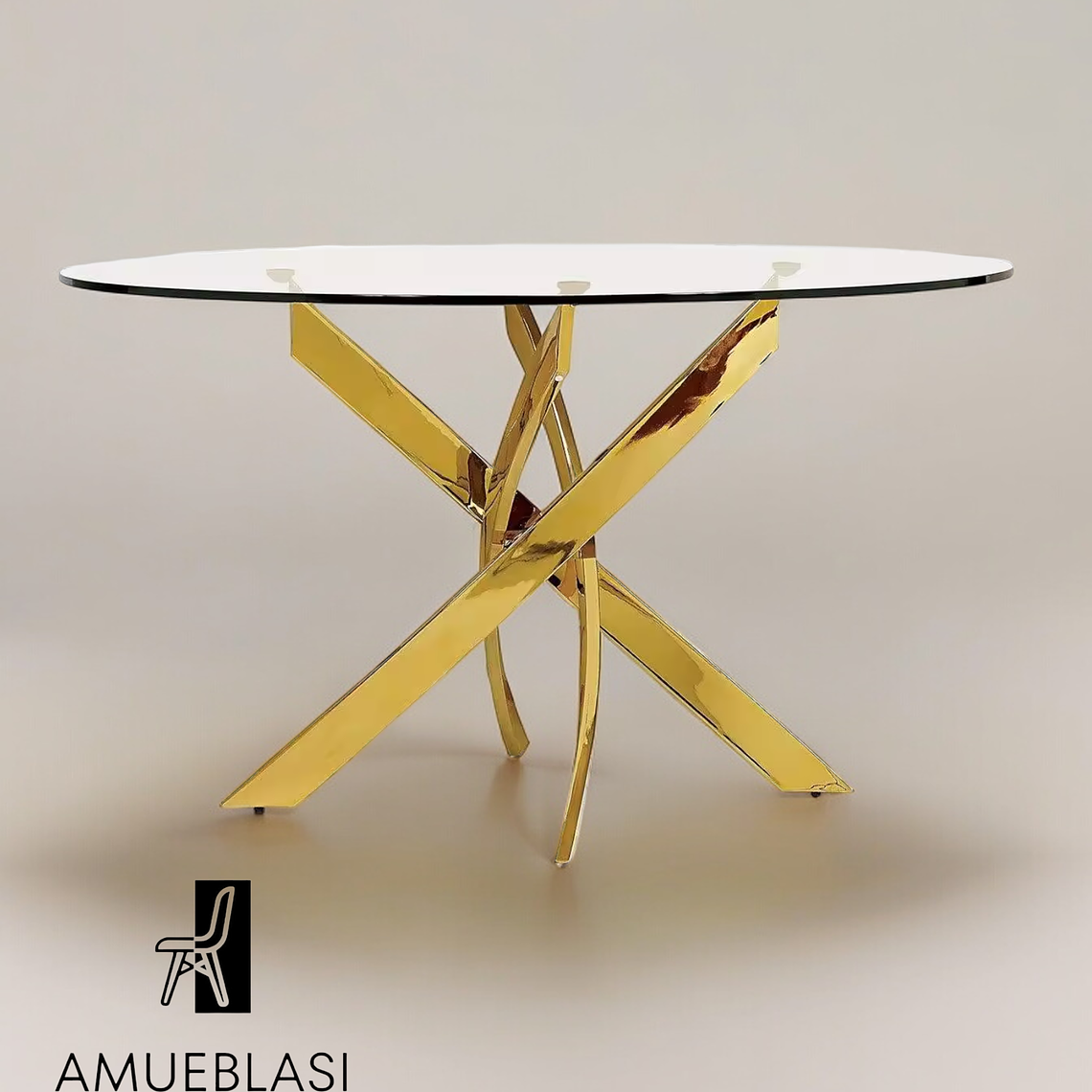 Mesa Redonda Hellen Gold 5