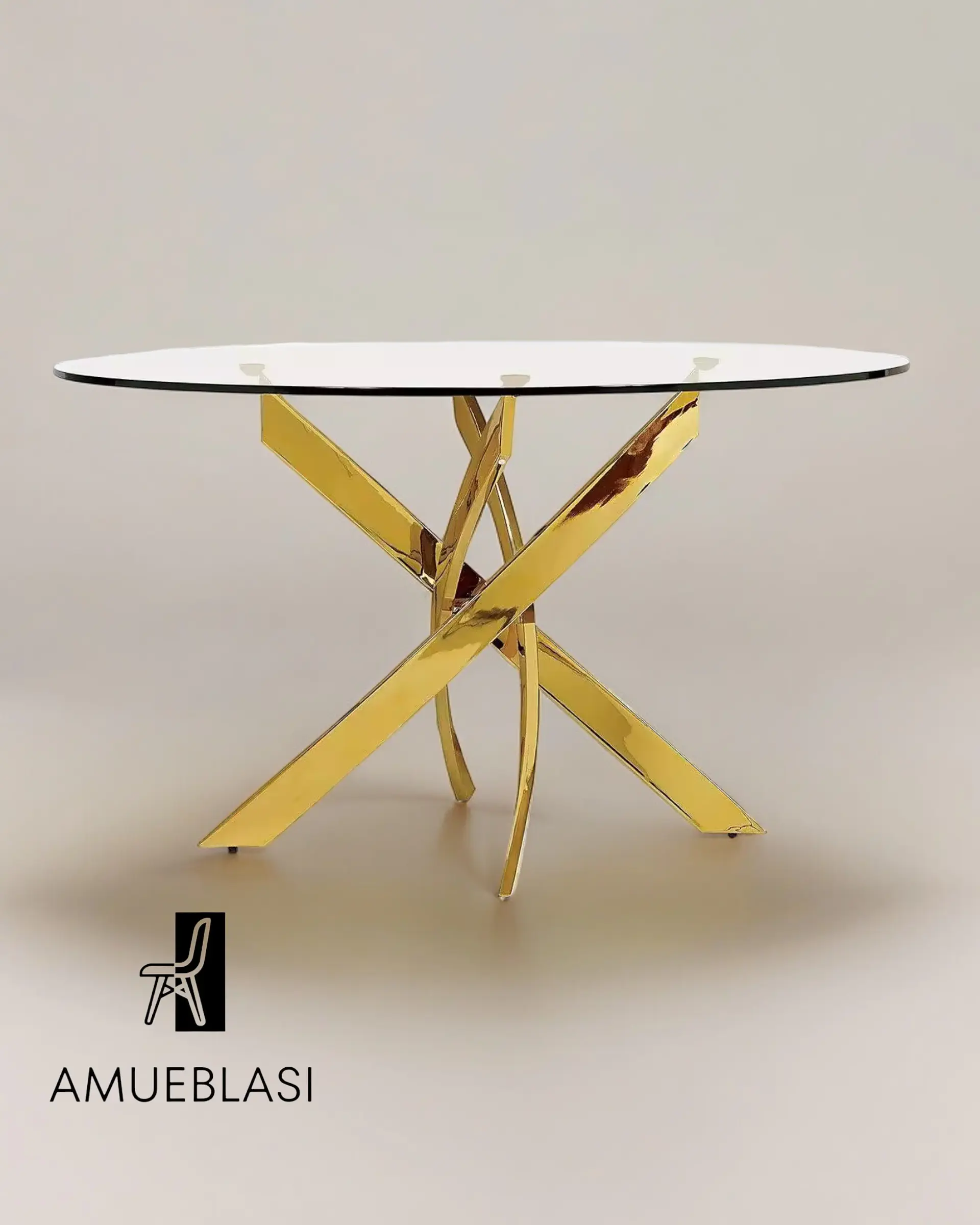 Mesa Redonda Hellen Gold 5