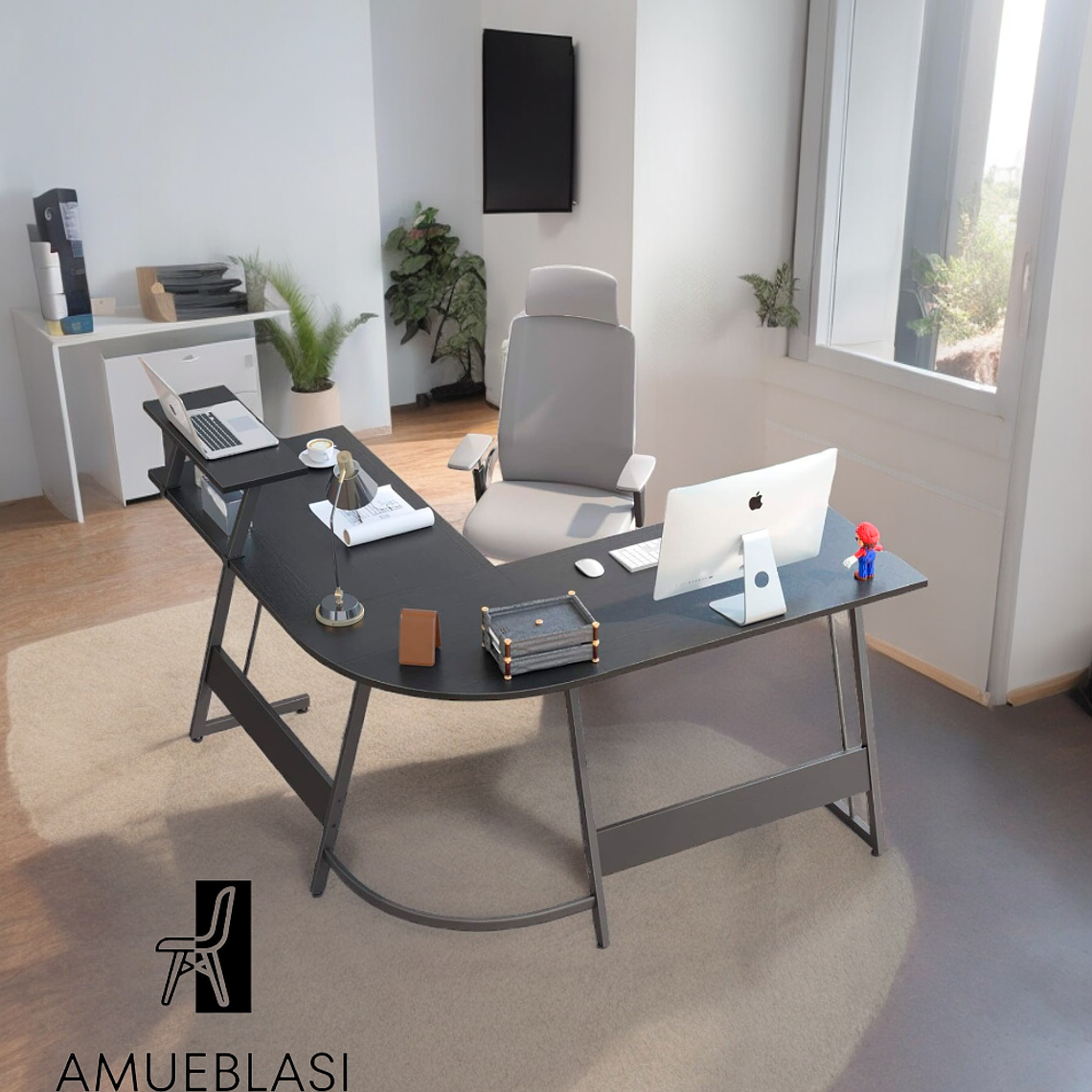 Escritorio Esquinero Black 1