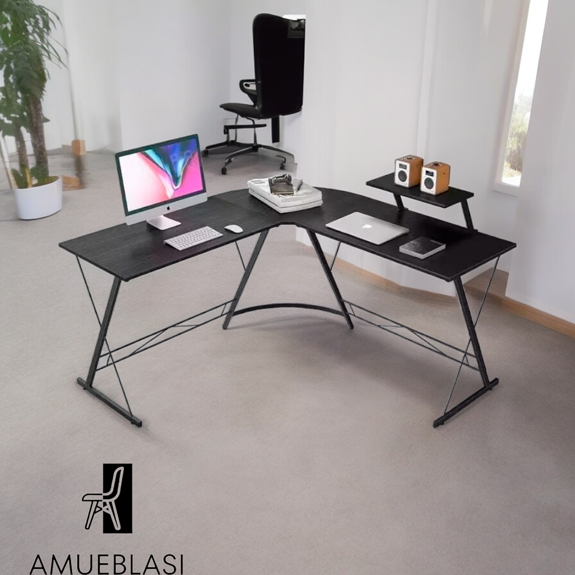 Escritorio Esquinero Black 3