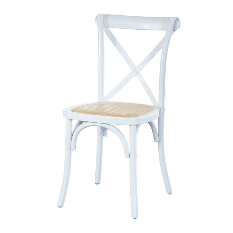 Silla Crossback Madera y Ratan 3