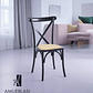 Silla Crossback Madera y Ratan - Miniatura 4