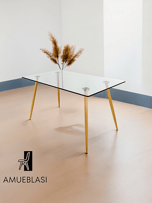 Mesa Rectangular Vidrio Paris 