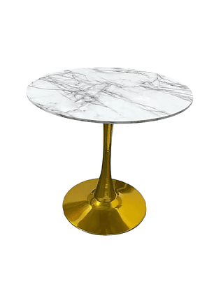 Mesa Tulip Golden 80 cm