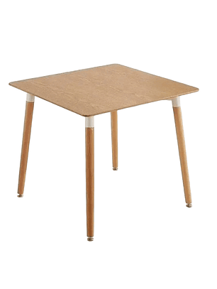 Mesa Cuadrada Melamina Madera 80x80 cm