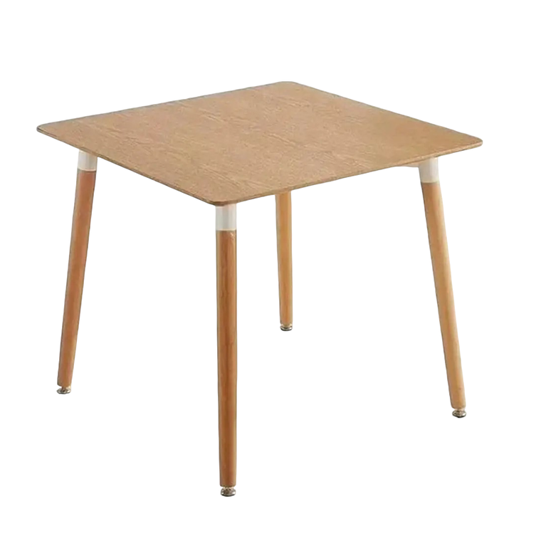 Mesa Cuadrada Melamina Madera 80x80 cm 2