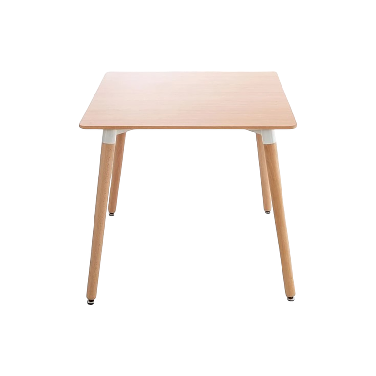 Mesa Cuadrada Melamina Madera 80x80 cm 3