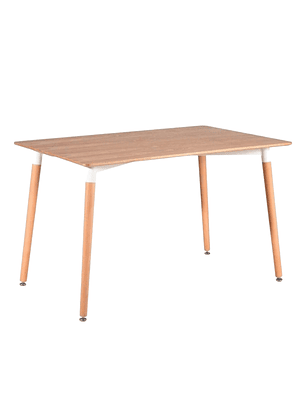 Mesa Rectangular Melamina Madera 120x80 cm