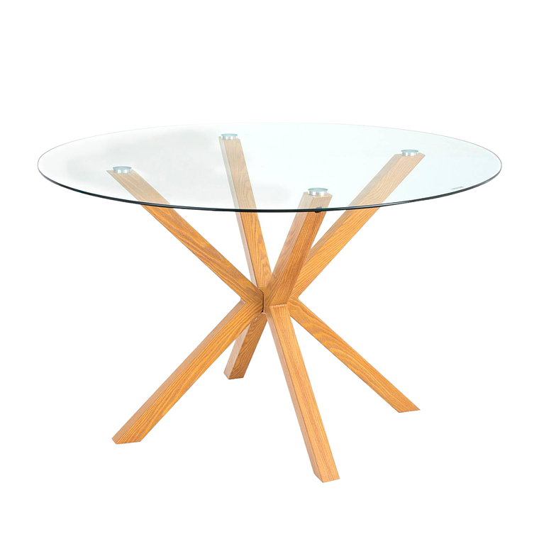 Mesa Redonda Vidrio Madrid 120 cm 2