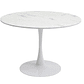 Mesa Tulip Cuarzo Blanco 100 cm - Miniatura 2