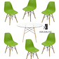Comedor Mesa Redonda Vidrio Eames 120 cm + Sillas Eames - Miniatura 14