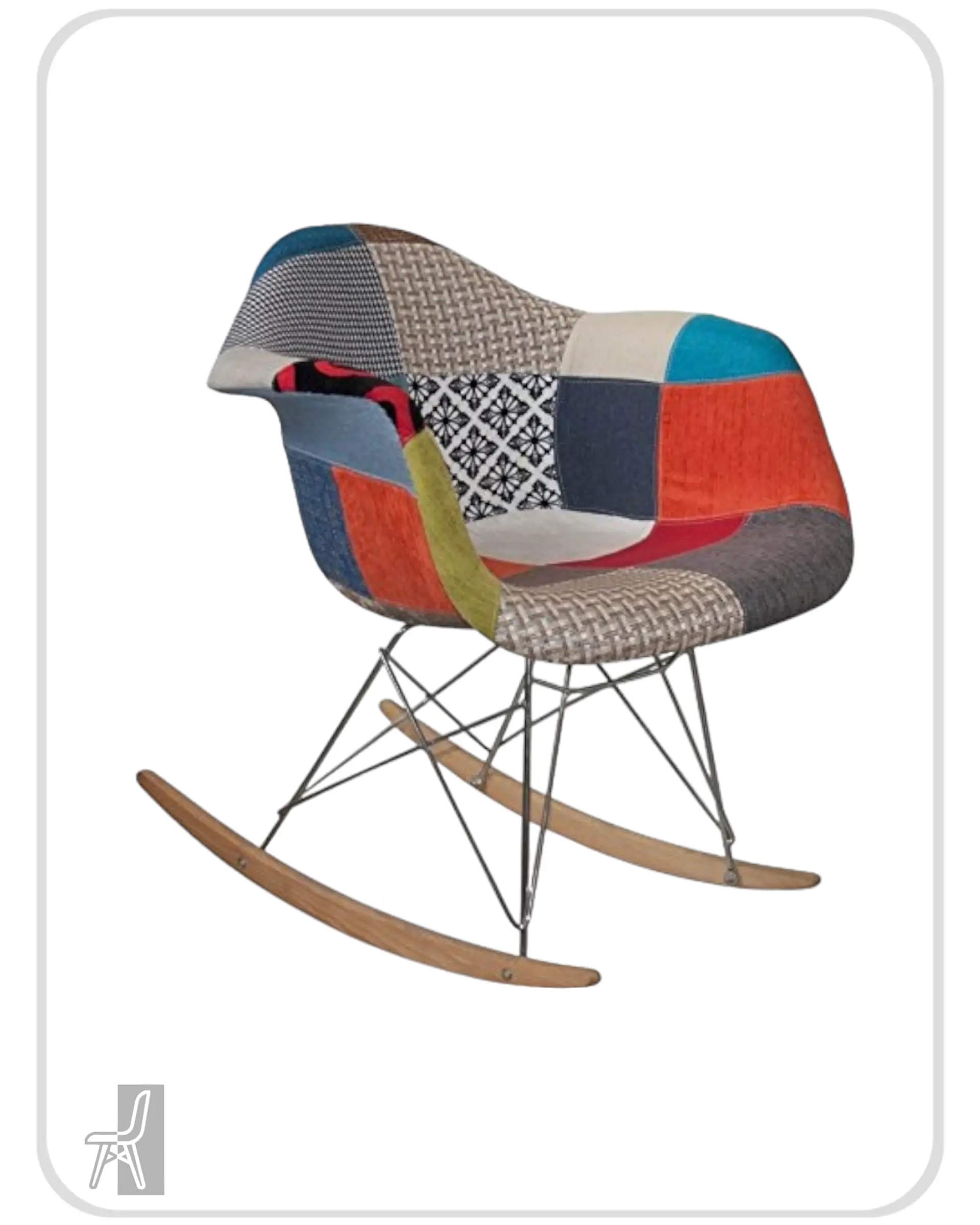 Butaca Mecedora Patchwork 1