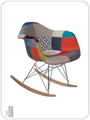 Butaca Mecedora Patchwork