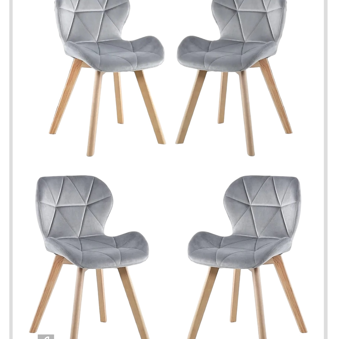 Pack Sillas Radar Velvet 7