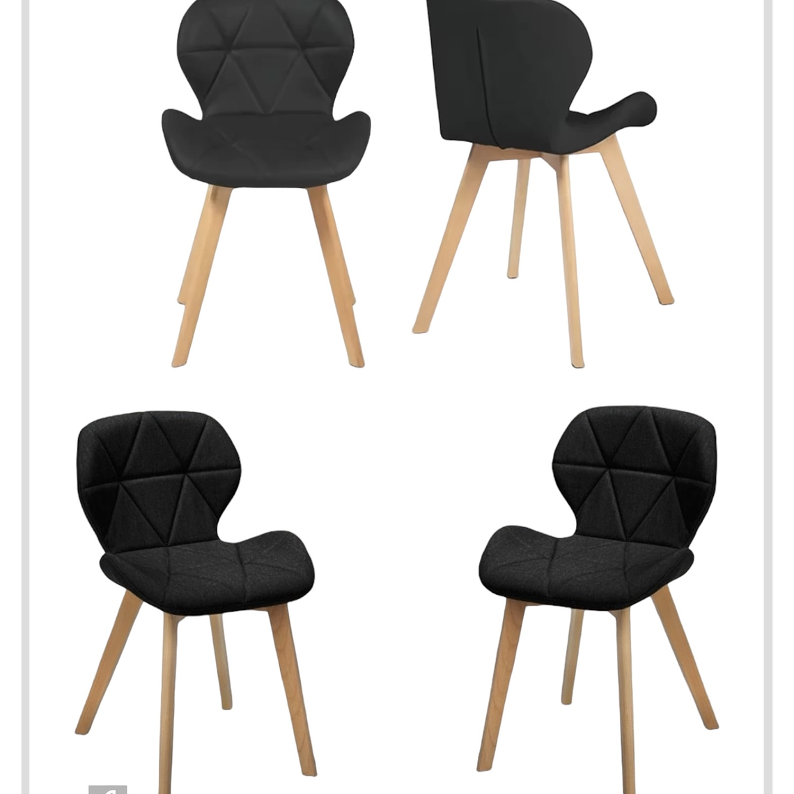 Pack Sillas Radar Velvet 5