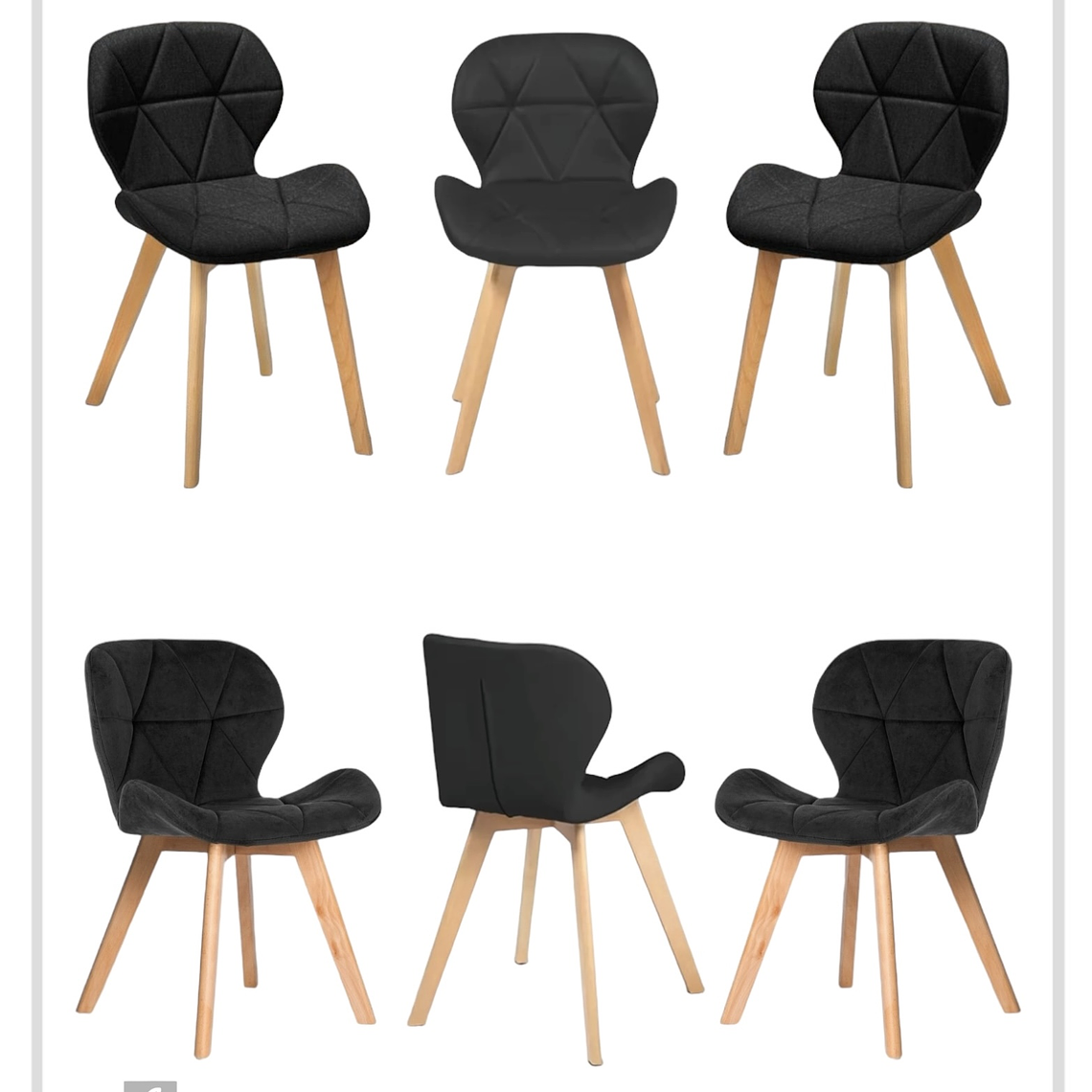 Pack Sillas Radar Velvet 9