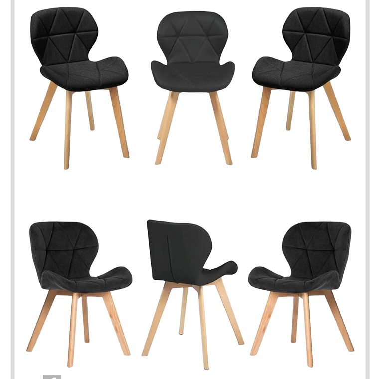 Pack Sillas Radar Velvet 9