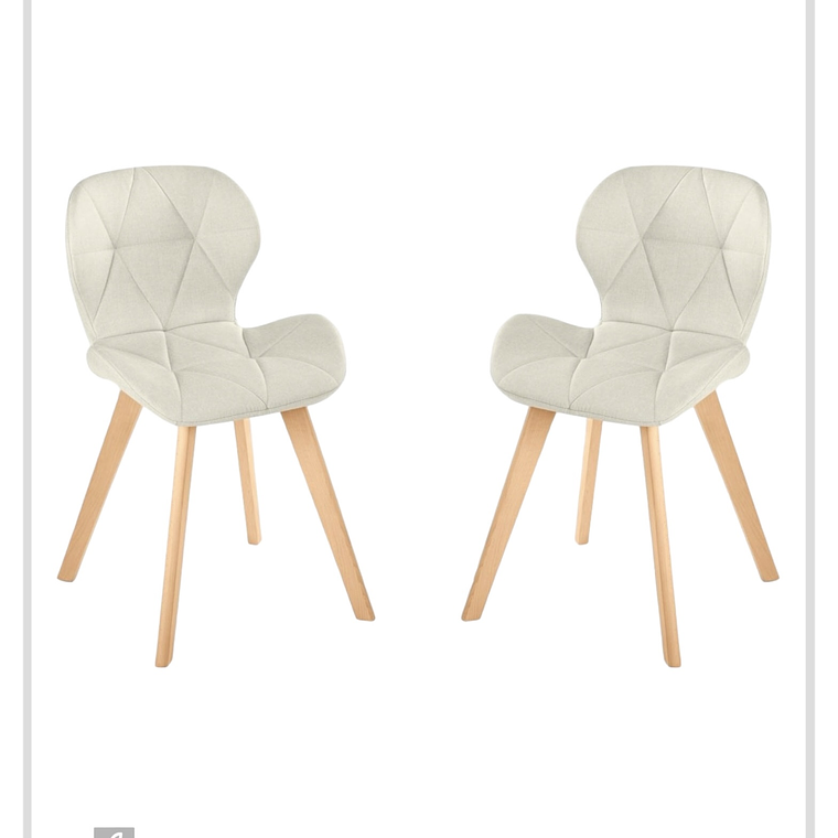 Pack Sillas Radar Velvet 2