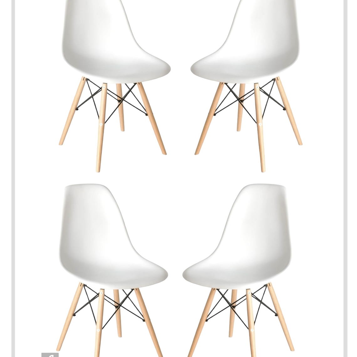 Pack Sillas Eames 2