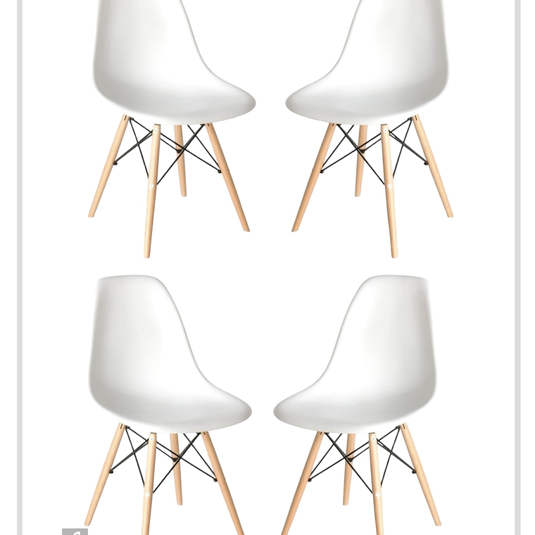 Pack Sillas Eames 2