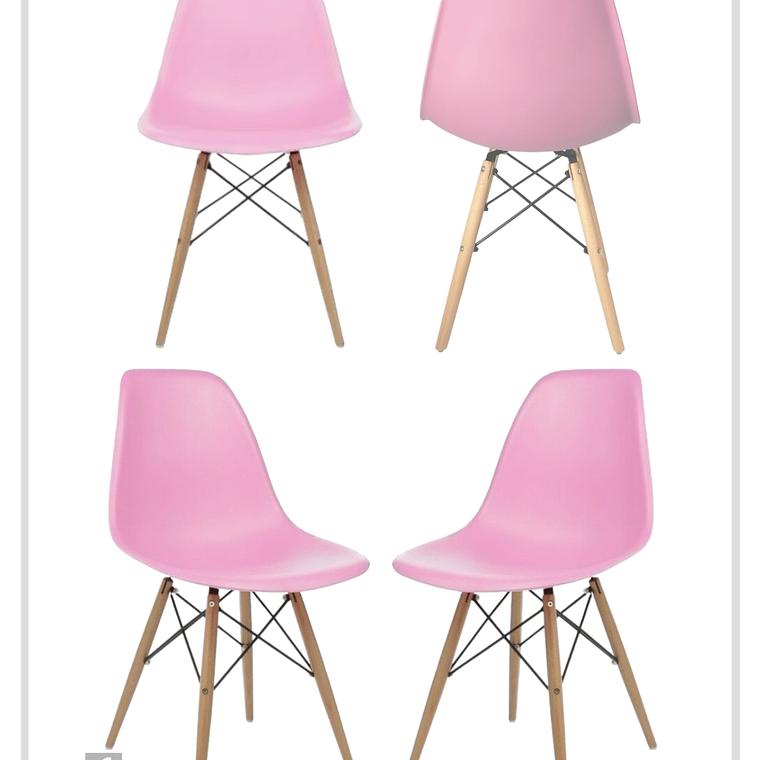 Pack Sillas Eames 12