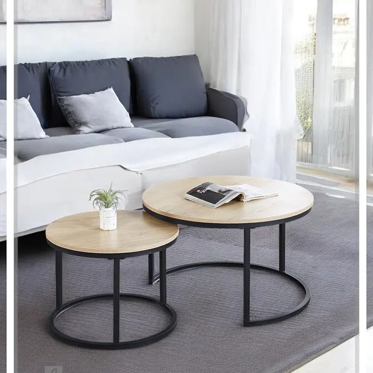 Mesa de Centro Anidada Wood 3