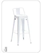 Taburete Tolix con Respaldo 66 cm - Miniatura 3