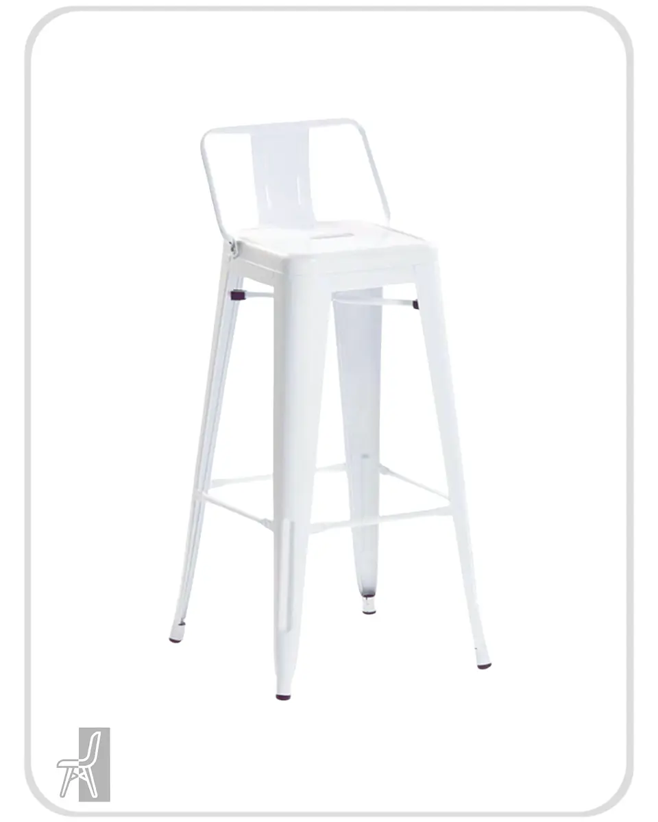 Taburete Tolix con Respaldo 66 cm 3