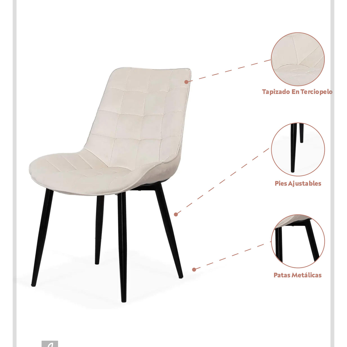 Silla Botton Black 4