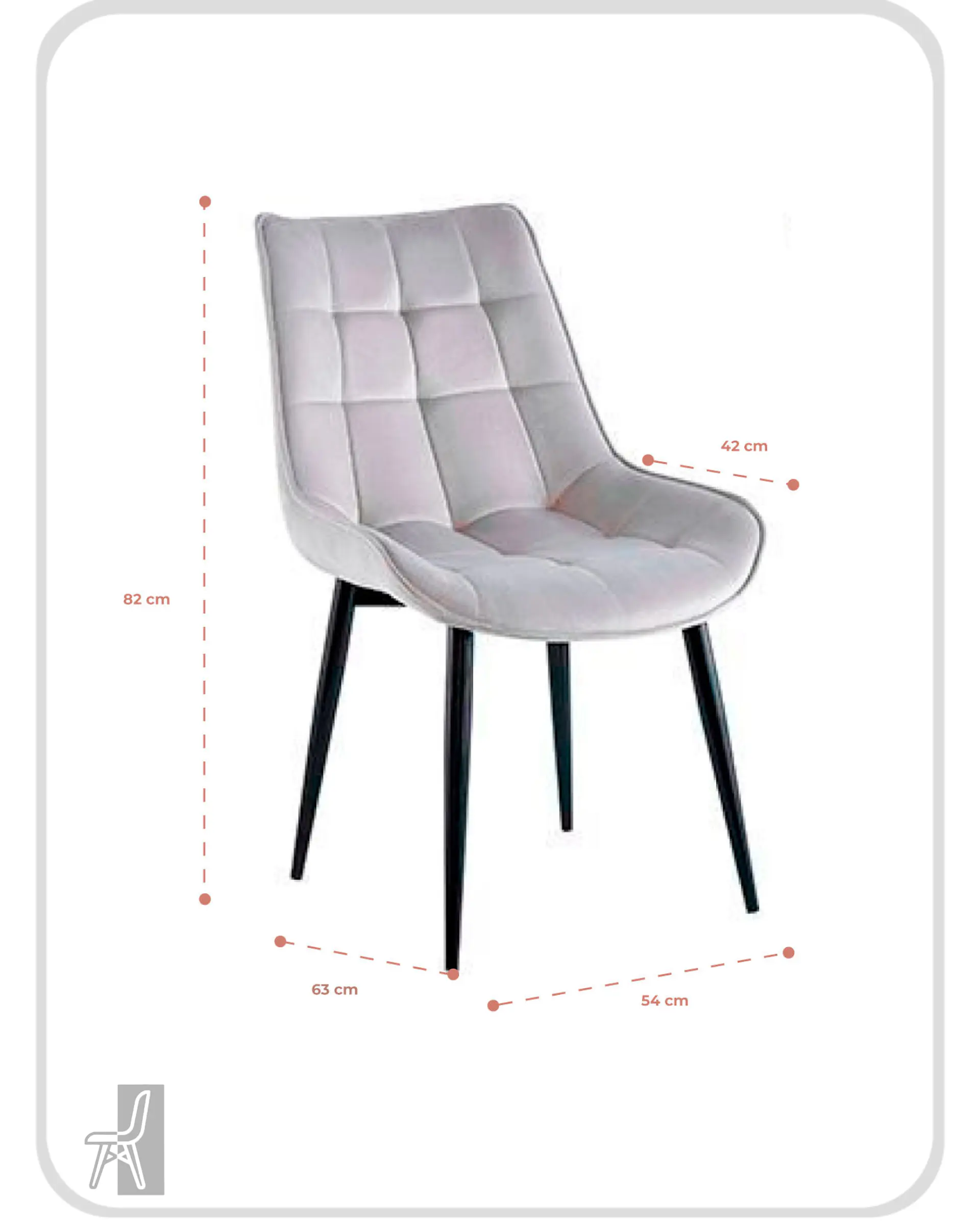 Silla Botton Black 3