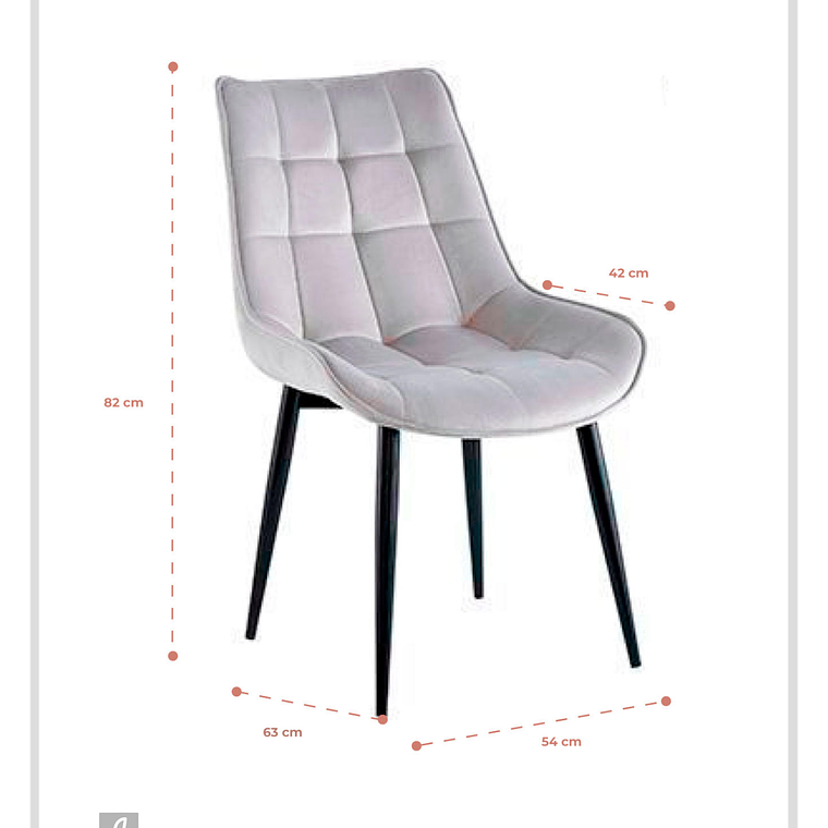 Silla Botton Black 3