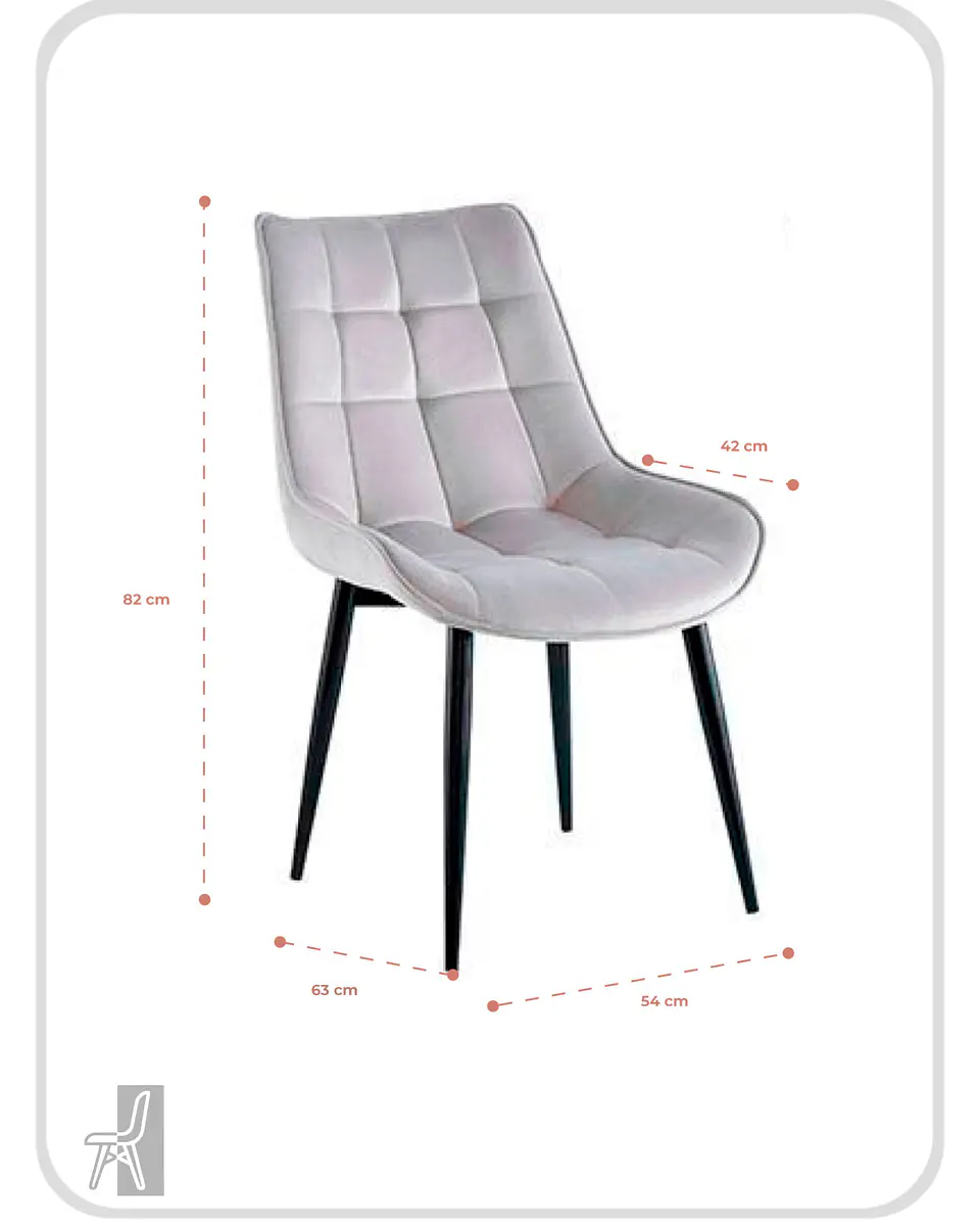 Silla Botton Black 3