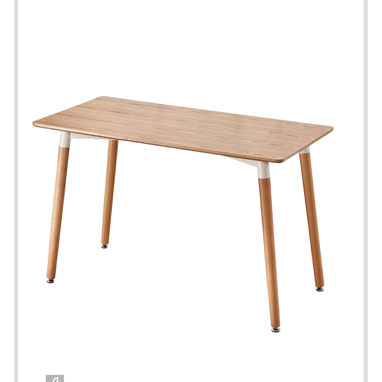 Mesa Rectangular Melamina Madera 120x80 cm 1