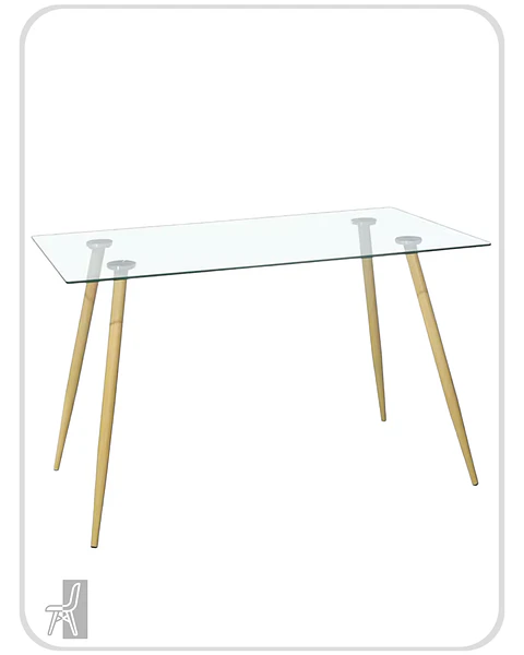 Mesa Rectangular Vidrio Paris 
