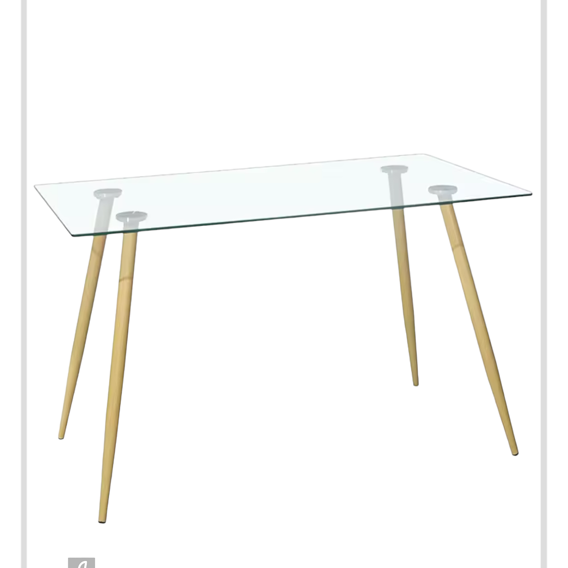 Mesa Rectangular Vidrio Paris  1