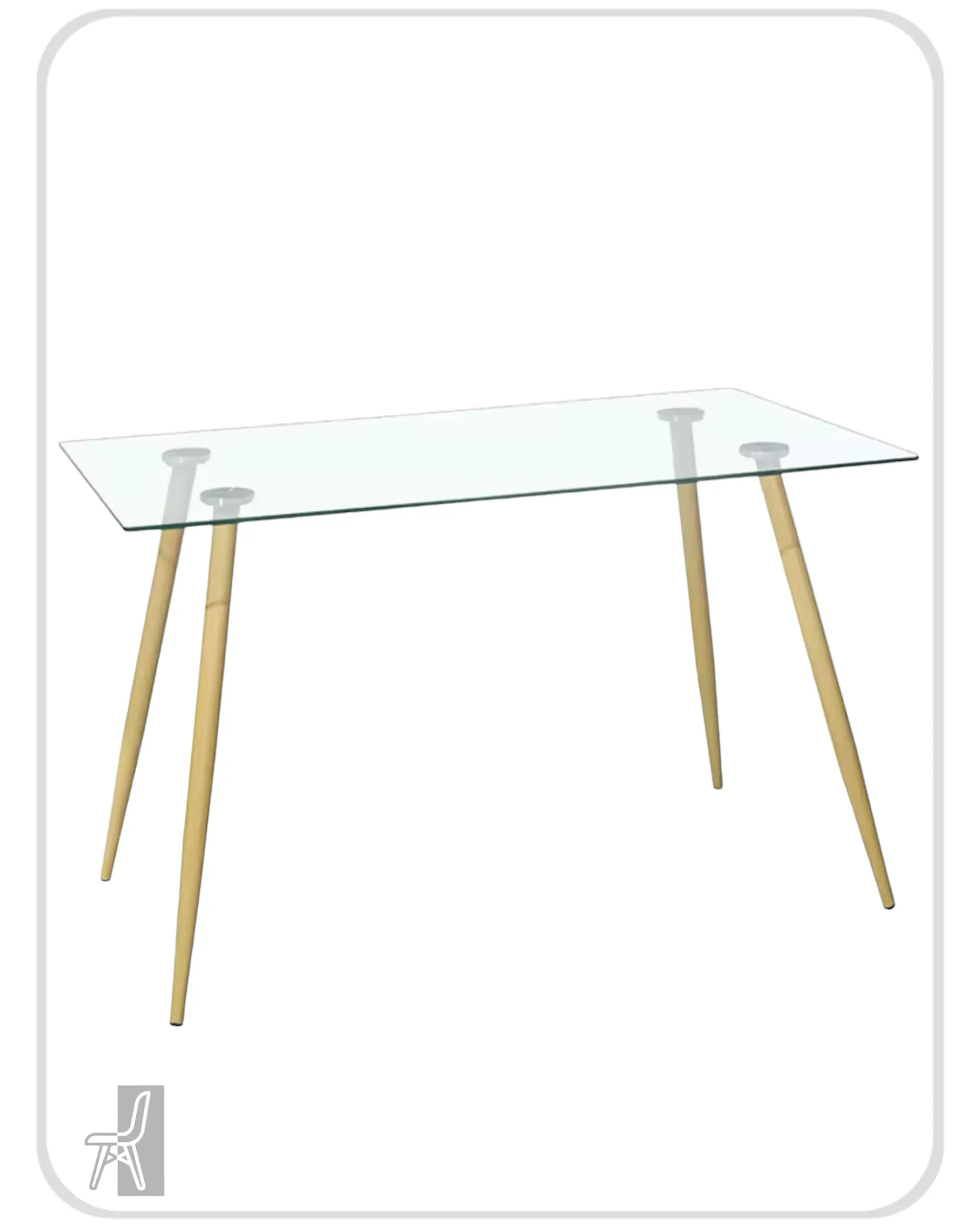Mesa Rectangular Vidrio Paris  1