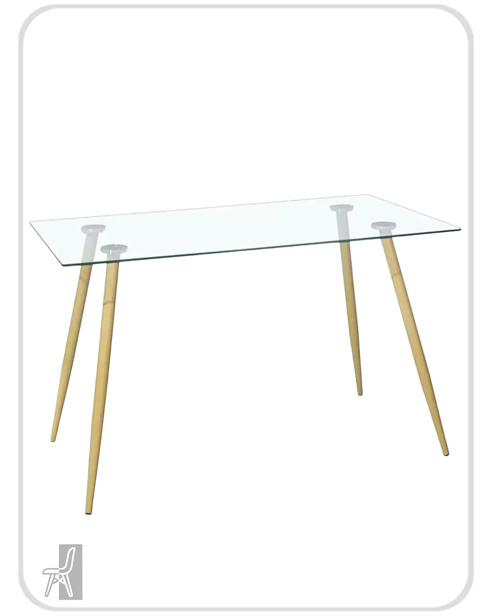 Mesa Rectangular Vidrio Paris  1