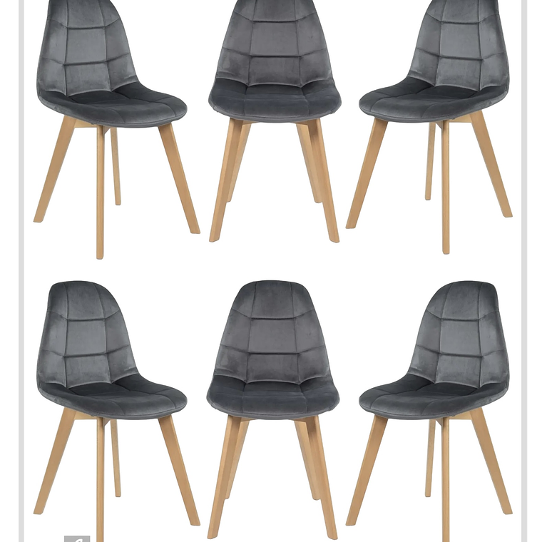 Pack Silla Capitoné 6