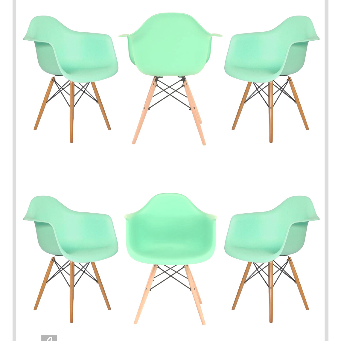 Pack Butacas Eames 5