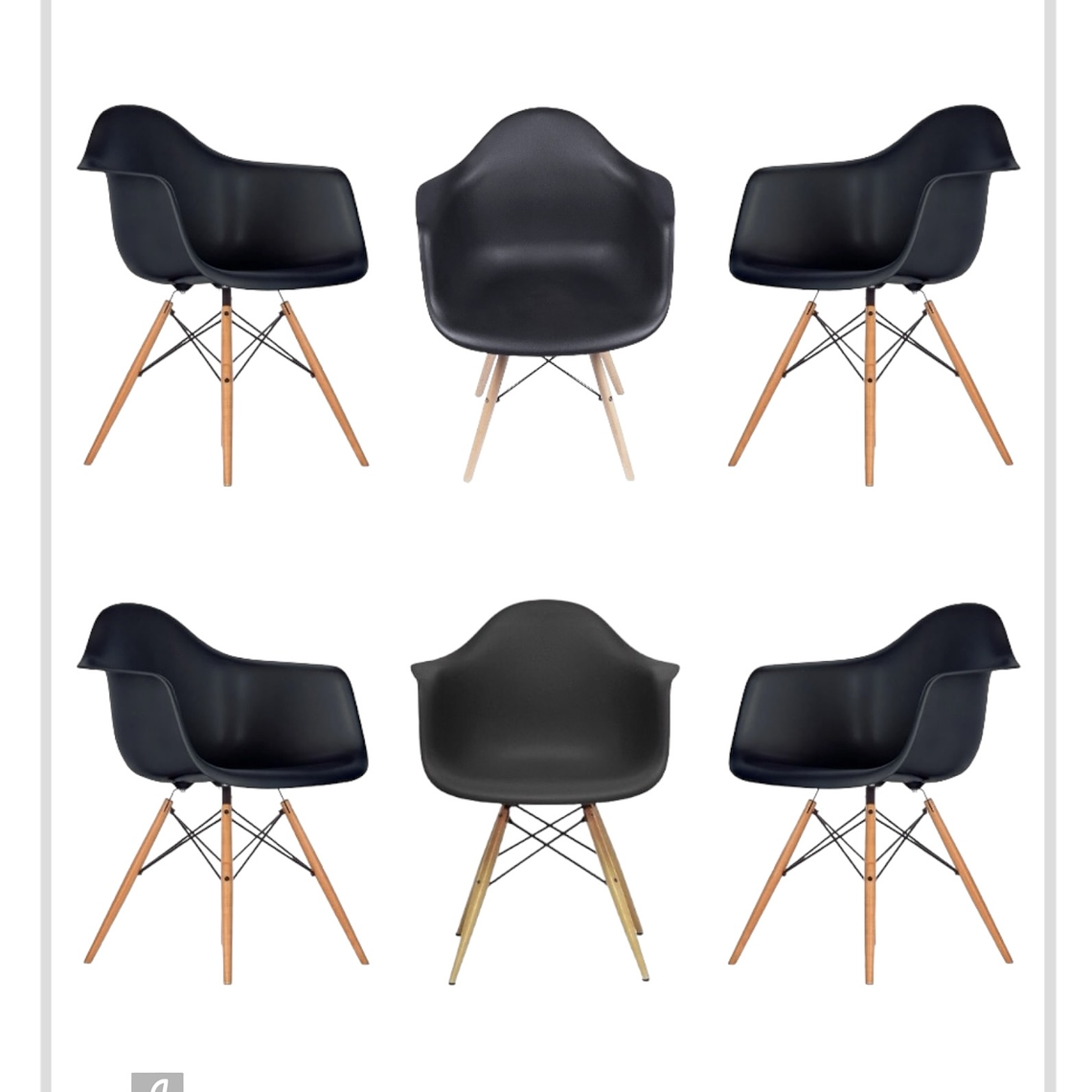 Pack Butacas Eames 8