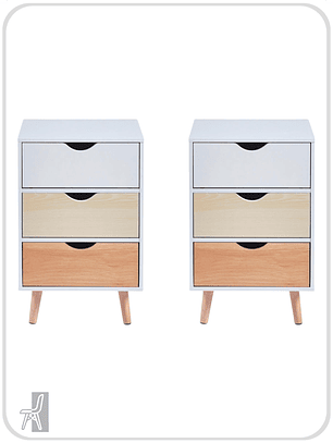 Pack Veladores 3 Niveles (2 undidades)