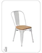 Silla Tolix con Madera - Miniatura 1