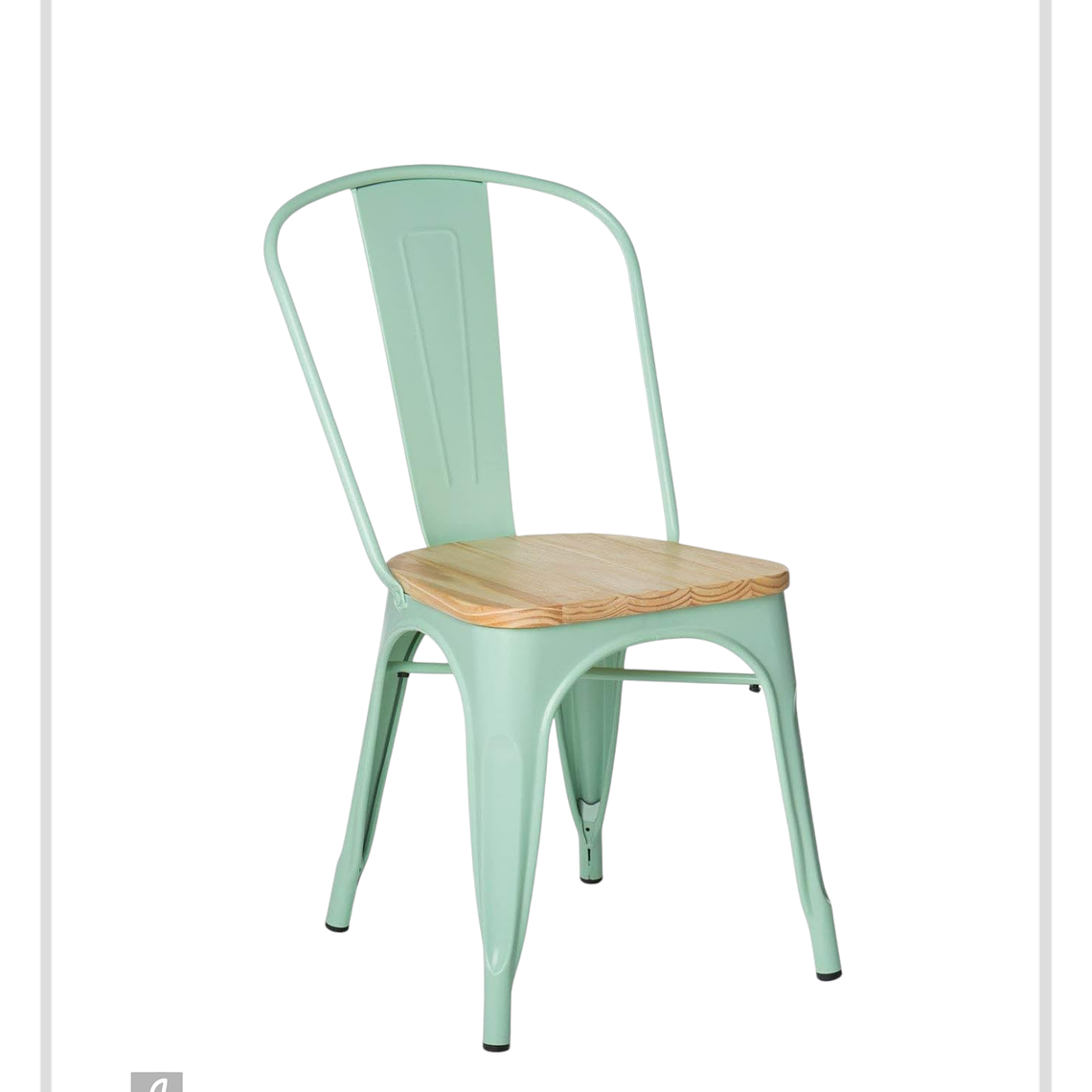 Silla Tolix con Madera 3