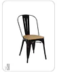 Silla Tolix con Madera - Miniatura 3