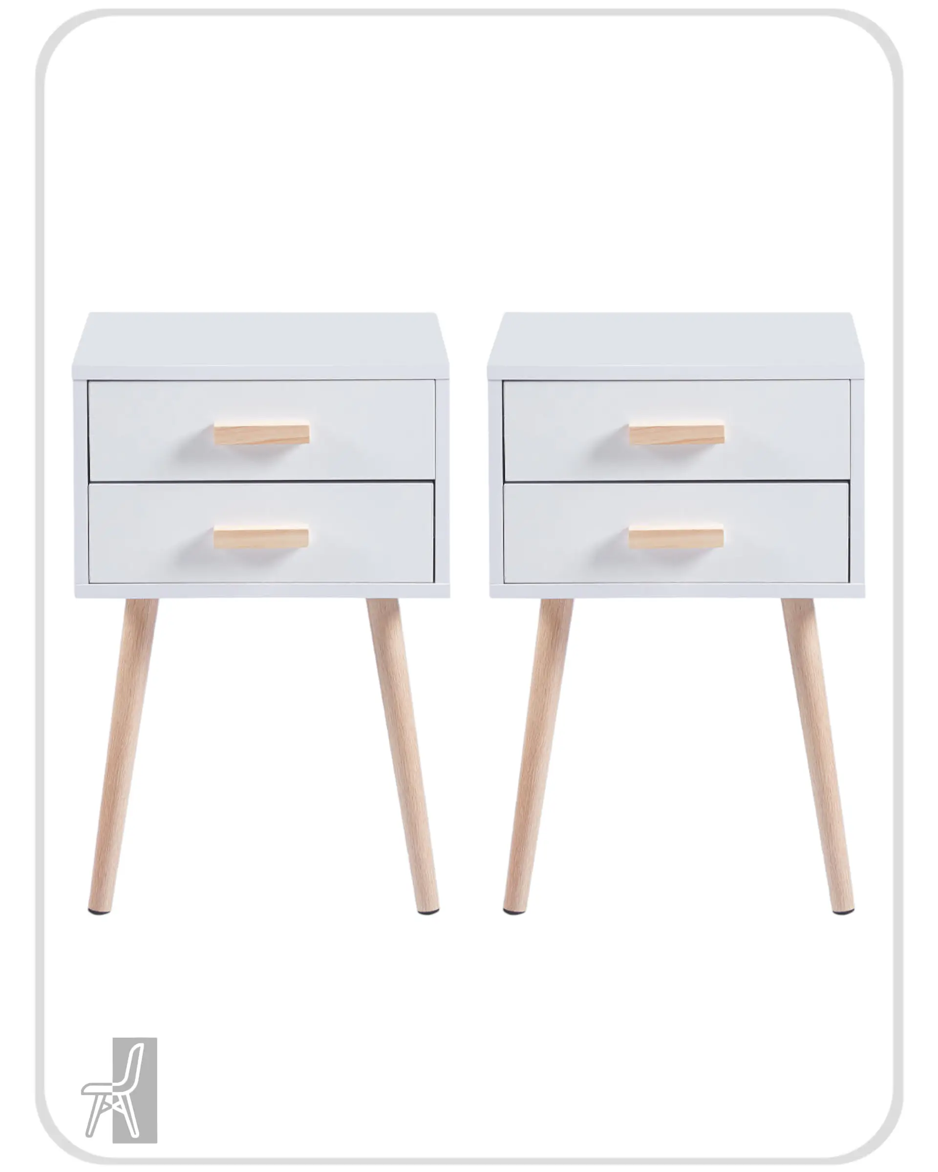 Pack Veladores Simple Blanco (2 unidades) 1