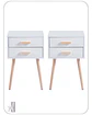 Pack Veladores Simple Blanco (2 unidades) - Miniatura 1